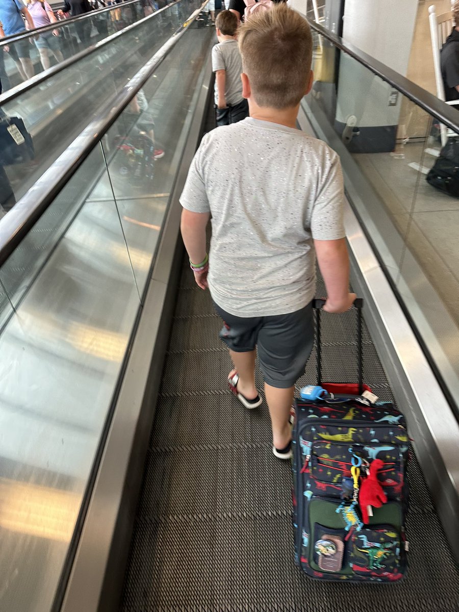 SethColton's tweet image. One of my proudest parenting accomplishments is that my kids know better than to stand still on a moving sidewalk.