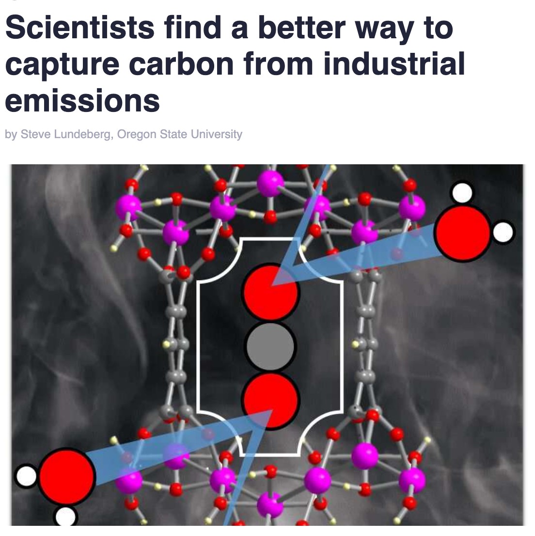 reuseco2's tweet image. "Researchers in the @OregonState College of Science have demonstrated the potential of an inexpensive #nanomaterial to scrub #carbondioxide from #industrial #emissions."

#sustainability #climateaction #carbonmanagement #carbontech #co2
phys.org/news/2023-07-s…