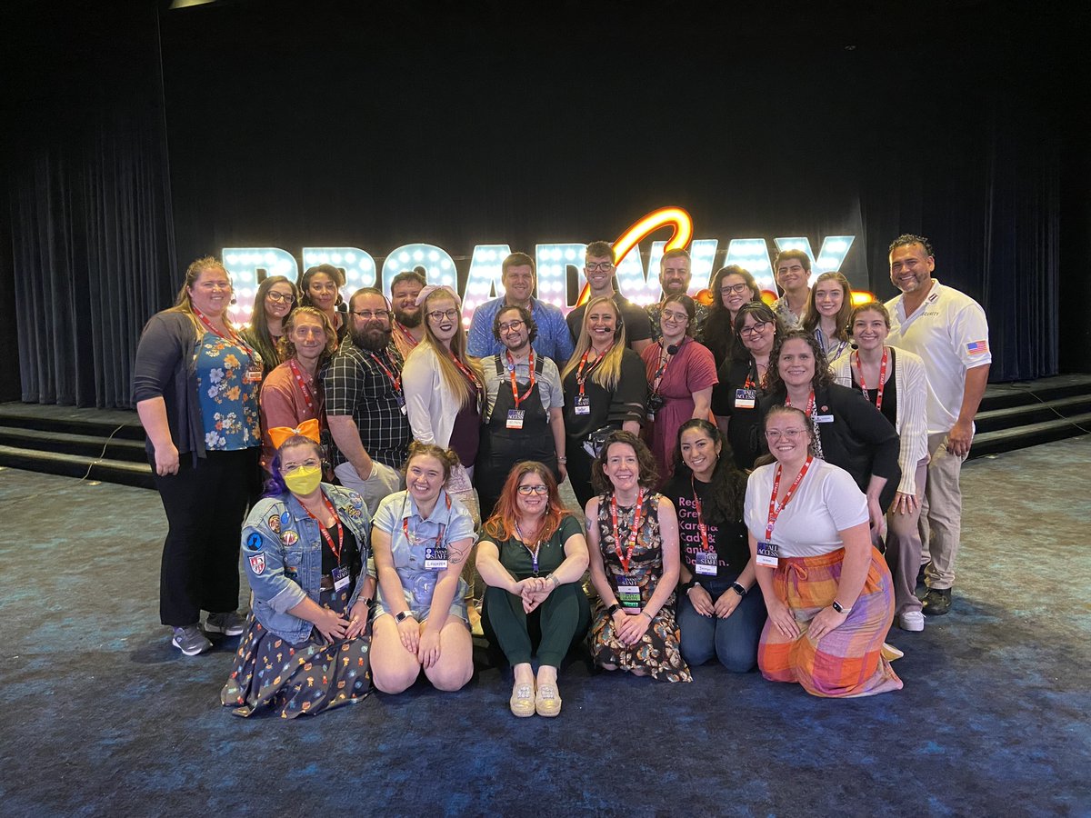 MischiefMgmt's tweet photo. So proud of our amazing Mischief team, weekend event staff, and volunteers for absolutely crushing it at #BroadwayCon2023! Can't wait to do it all over again next year. 😎 @bwaycon https://t.co/o9i89nBn6b