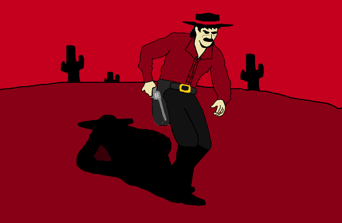 NainofHearts9's tweet image. Big Iron 

#Paintart