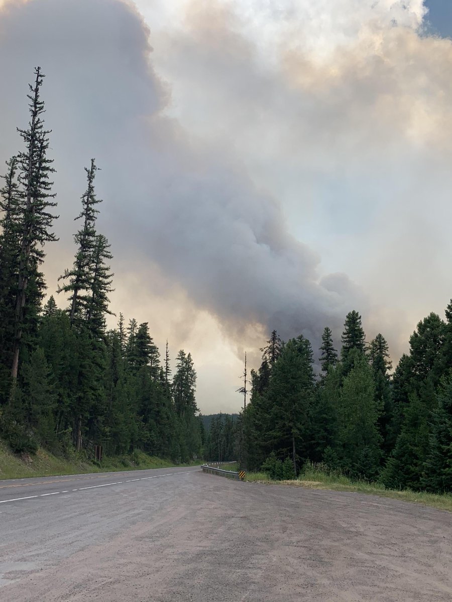 dennisbragg's tweet photo. Public meeting tonightT at 7 pm at Seeley Lake Elementary School to explain what's going on with the #coltfire, which has burned more than 4k acres north of Seeley. #MTfires (@MontanaDNRC photo) https://t.co/vVbbE8sOIY
