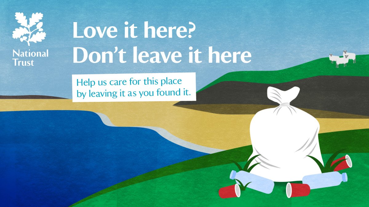 NTSouthWest's tweet photo. Help us to look after the coast and countryside by sticking to the #CountrysideCode
Help us care for nature and allow others to enjoy the special places we care for by leaving no trace of your visit
#NationalTrustSouthWest
#VisitResponsibly #CareForNature #EveryoneNeedsNature https://t.co/nSLfE6WjCi