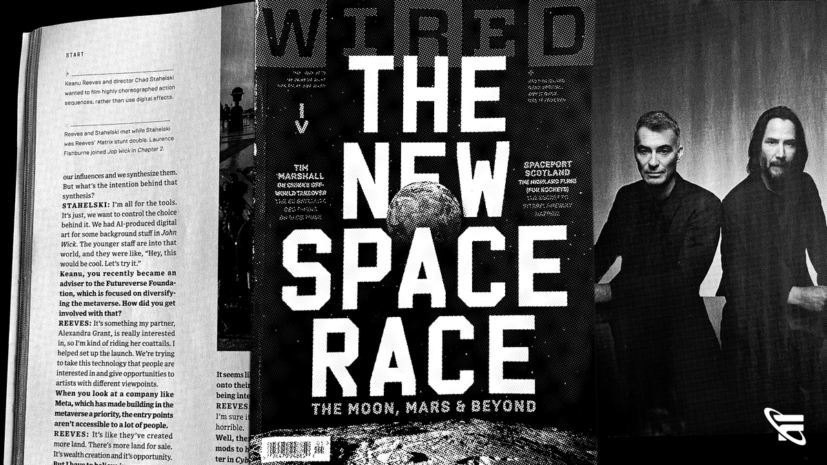 futureverse's tweet photo. Keanu on The Futureverse Foundation in @WIRED magazine. 👀 💫 Incredibly excited to share more soon on our work with our incredible foundation team: Alexandra Grant, @rahilla, @Brooke_hs + @matthewcoulter. https://t.co/McOU3cQWDE