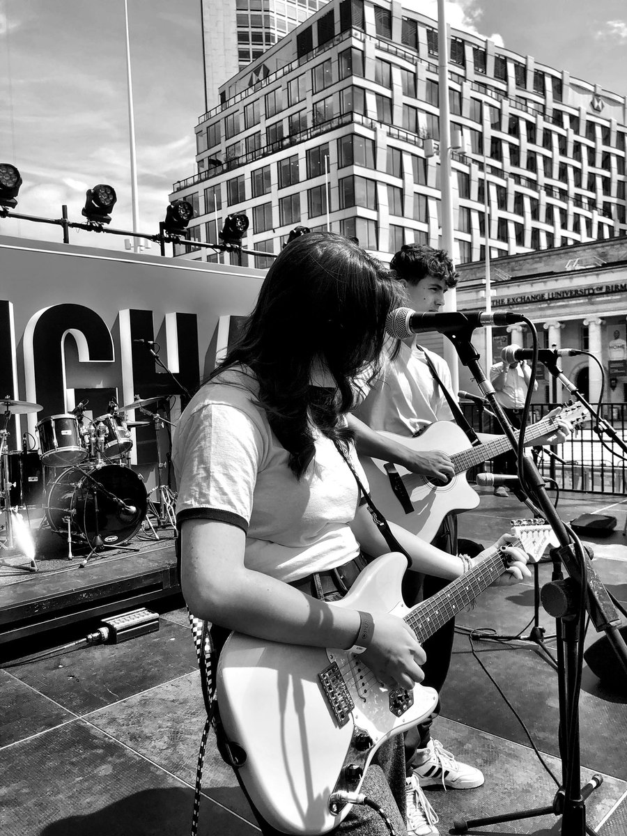 BCPAPA4's tweet photo. Behind the scenes, sound checking and the view from the stage…@BishopChalloner @BCPAmusic https://t.co/aMhykv75cz