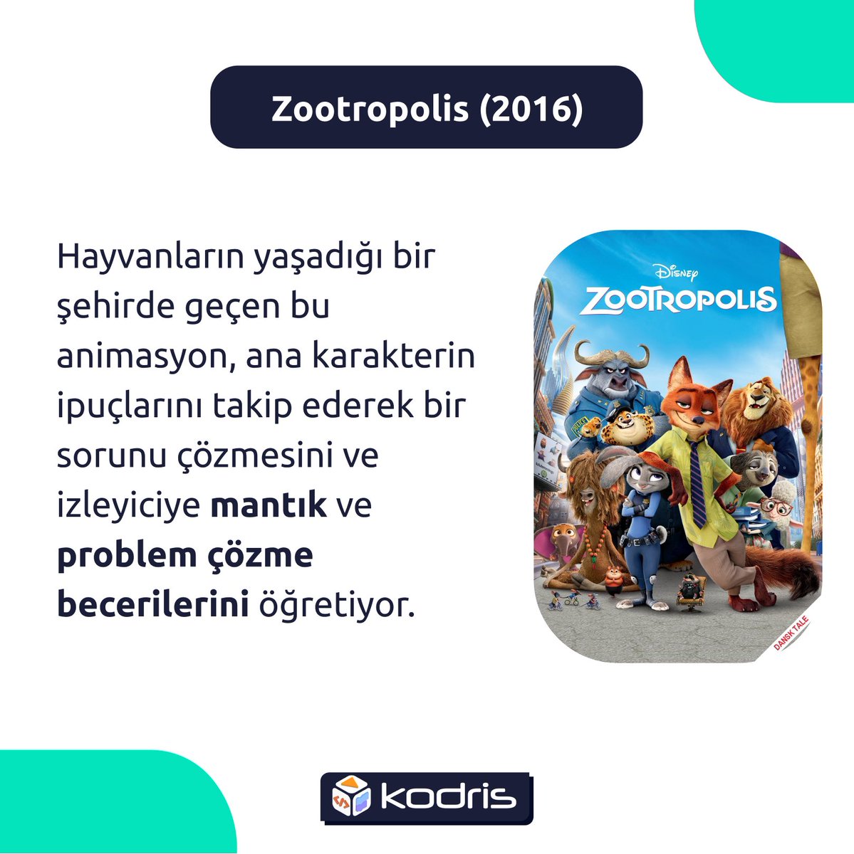 kodriskodlama's tweet image. 🎬🌟 Çocuklara Kodlama İlhamı! 🌟🎬

Bilim ve teknoloji dünyasında keşfe hazır mısınız? 🚀 

Çocuklarınızın hayal gücünü ve kodlama becerilerini keşfetmeleri için birlikte bu animasyonları izleyin!

#kodlama #filmönerileri #çocukkodlama #çizgifilmönerileri #animasyonfilmler