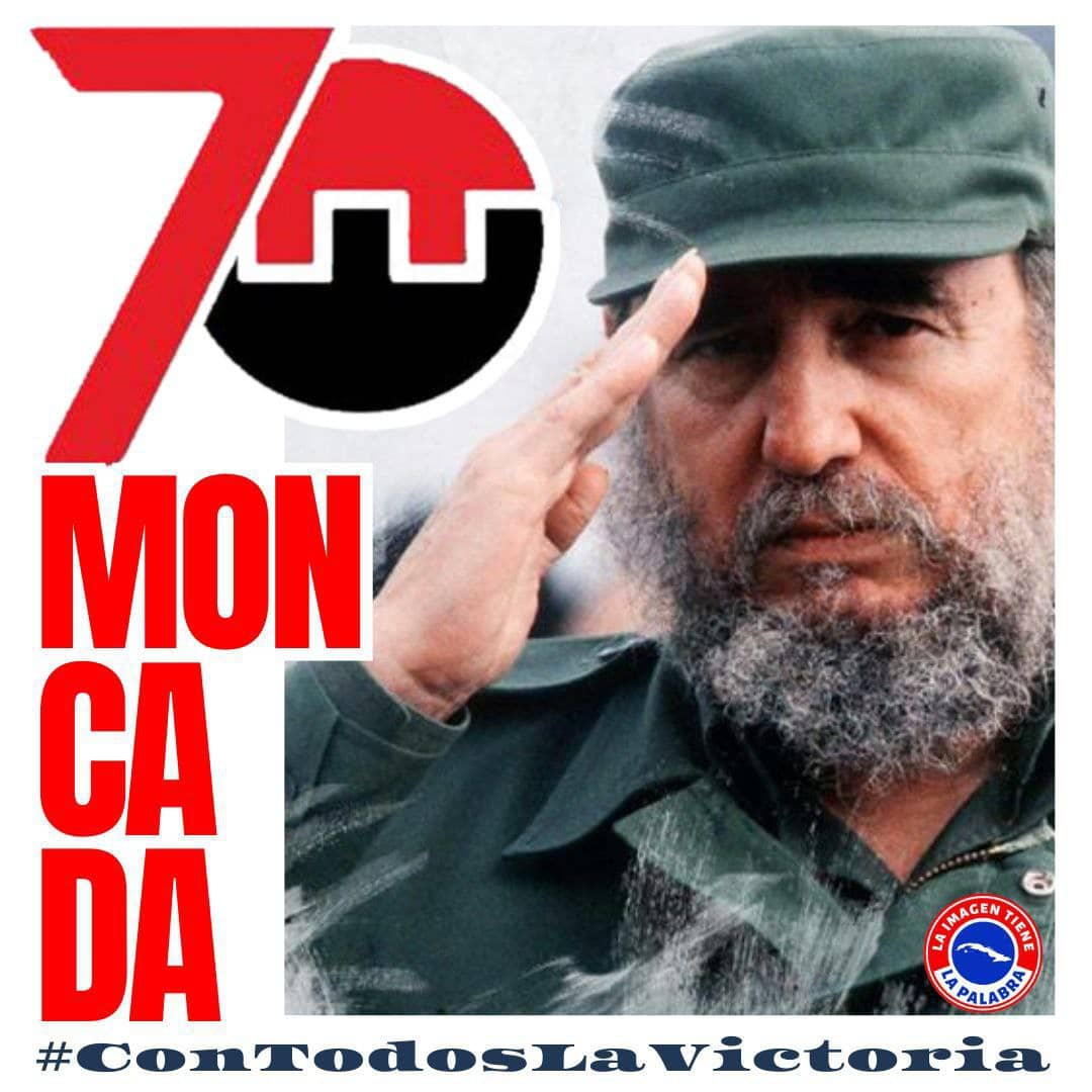 Siempre es 26. Victoria de las ideas. #ConTodosLaVictoria #70Moncada <a href="/Cubacooperabol2/">Brigada Médica 🇨🇺 Bolívar🇻🇪</a>