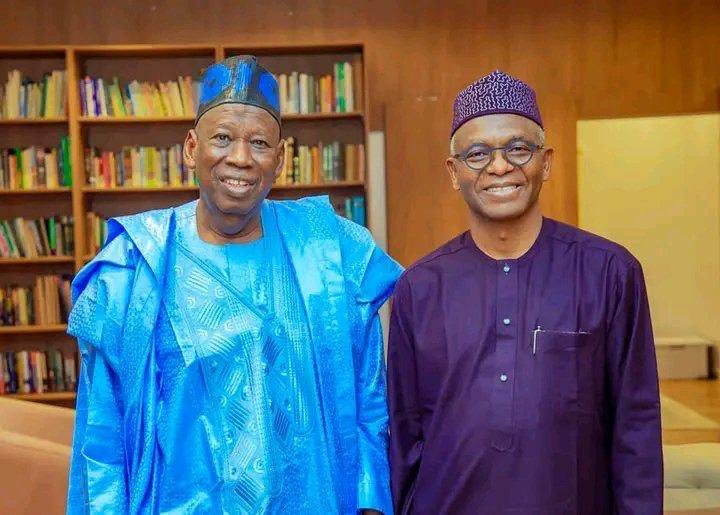 MSIngawa's tweet photo. Ganduje meets Elrufa'i https://t.co/g9E0T1wnPW