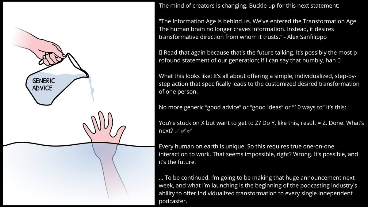 alexsanfilippo8's tweet photo. If you're an educator of anything online, or a #podcasthost / #podcaster read this.
Welcome to the future. #HelloMcFly https://t.co/A1ig7qc7BL