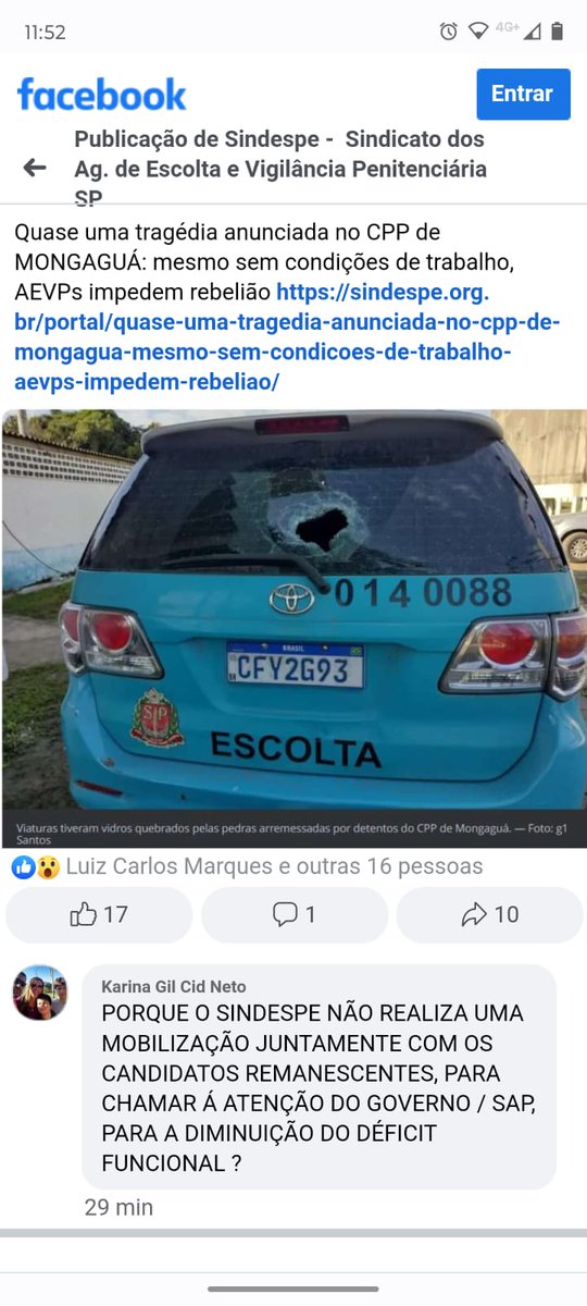 Geraldouba51's tweet photo. @governosp Governador @tarcisiogdf o senhor pode minimizar essas ocorrências convocando os remanescentes do concurso aevp edital 154-2014, só depende do senhor governador, melhorar e esse Déficit. https://t.co/oTcBbi7AST