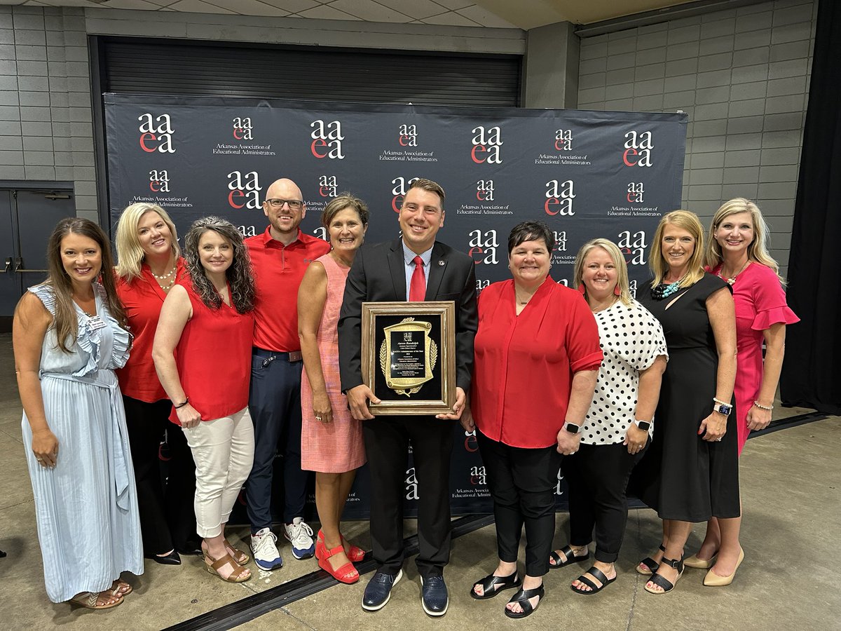 cabotsd's tweet photo. Panther Proud of our very own Asst. Supt. @arandolphgt! He was named the 2023 AAGEA Administrator of the Year for providing outstanding educational opportunities for children in our district and for his distinguished service as an educational leader in AR. @The_AAEA  @CabotGT https://t.co/PBsrpXFFXn