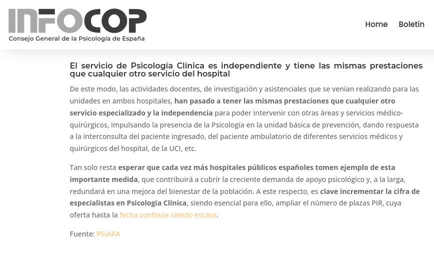 RamonFedz's tweet photo. 🏥 #InterPIR  El Hospital de Bellvitge y el HG de Granollers acaban de abrir por 1ª vez en España sendos servicios propios de #PsicologíaClínica https://t.co/1o5wVovgWg