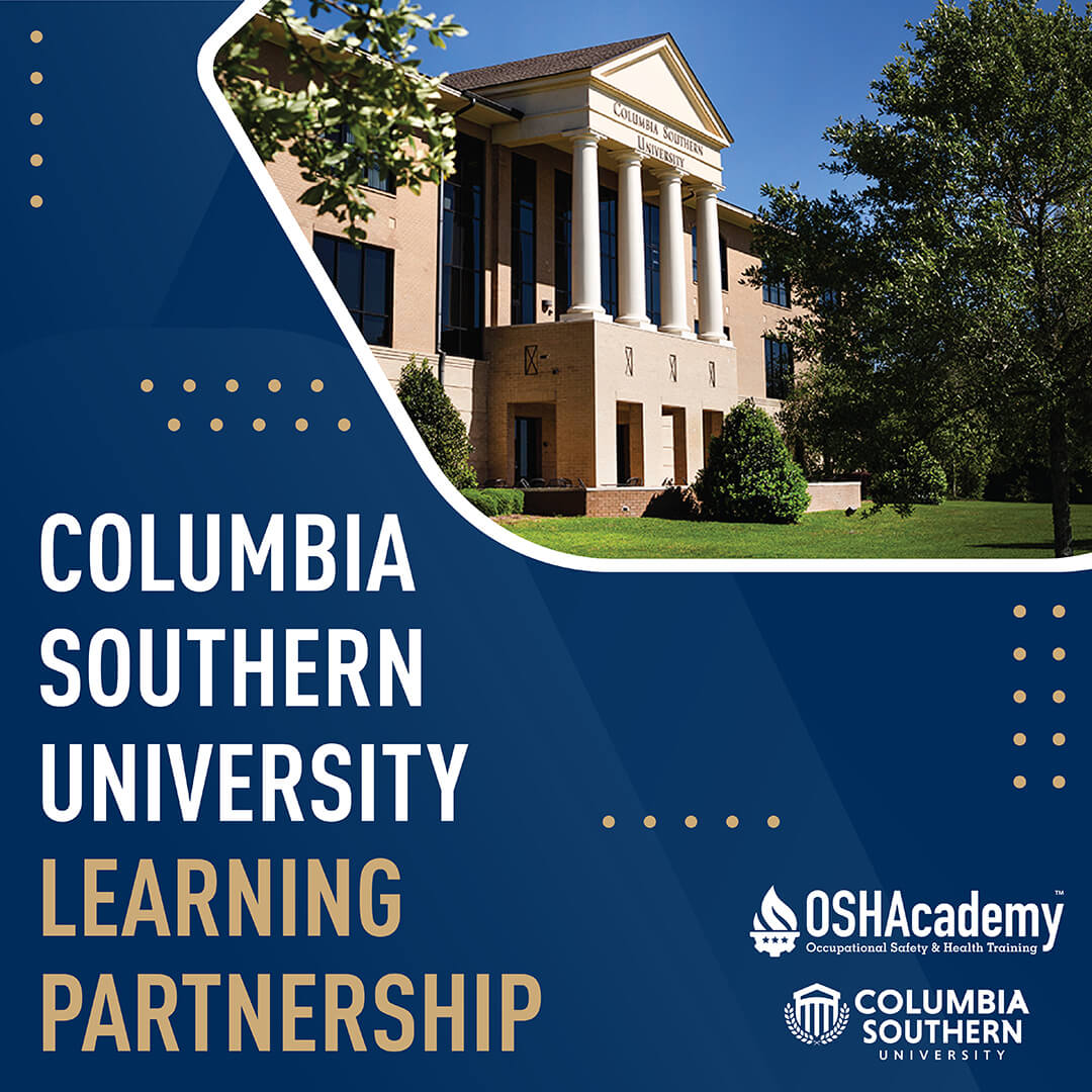 OSHAcademy's tweet image. 🌟 Exciting news! 📚 💼💡 Elevate your career with their powerful learning partnership with OSHAcademy and Columbia Southern University. 

Learn more: 🎓🚀 ow.ly/BbxU50PlSBA 
#CSU #OSHAcademy #LearningPartnership #Education #CareerGrowth