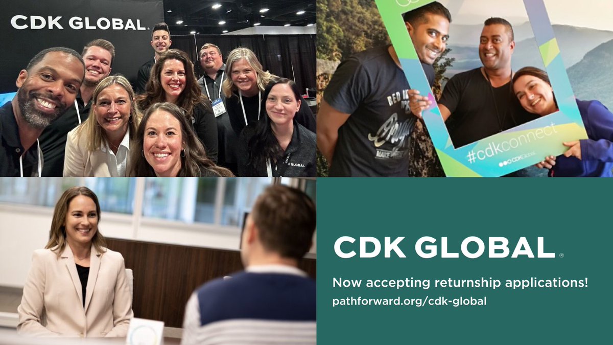 Path Forward (@pathfwd) on Twitter photo Last call! Apply now to restart your career with <a href="/CDKGlobal/">CDK Global</a>. Two #returnships are still open for returners – IT Audit Project Manager (SOX compliance exp or CISA cert) in #Chicago or US Remote. Also, Sr Customer Success Mgr in #Toronto or Canada Remote. bit.ly/3JBI7nZ Last call! Apply now to restart your career with <a href="/CDKGlobal/">CDK Global</a>. Two #returnships are still open for returners – IT Audit Project Manager (SOX compliance exp or CISA cert) in #Chicago or US Remote. Also, Sr Customer Success Mgr in #Toronto or Canada Remote. bit.ly/3JBI7nZ