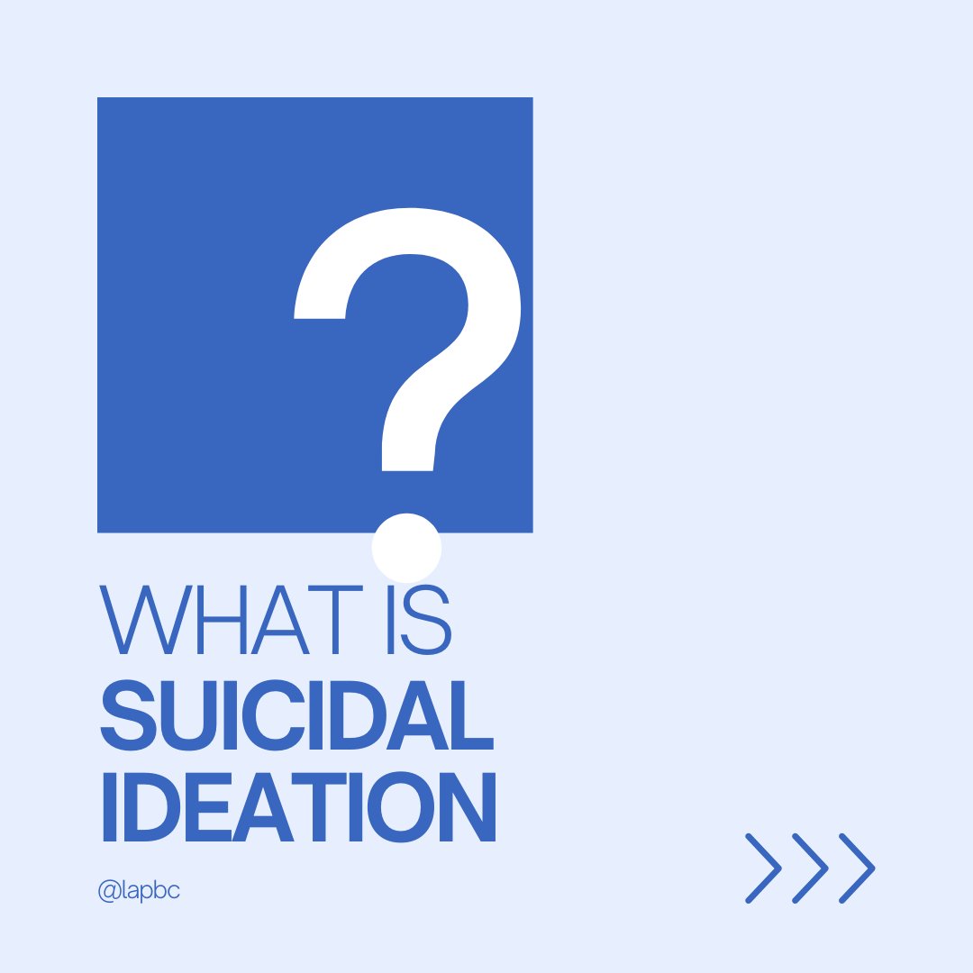 LAP_BC's tweet photo. What is suicidal ideation and how does it impact legal professionals in Canada? For more informative resources by LAPBC, please visit: https://t.co/1X7pU2bxEt

#lawyers #mentalhealth #mentalhealthawareness https://t.co/HUt4SSzhnu
