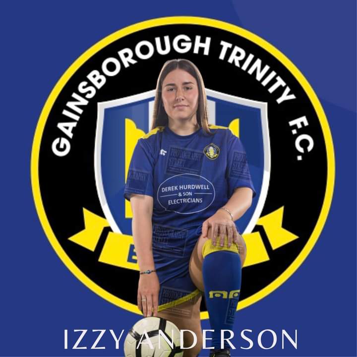 ⚽️⚽️ SQUAD ANNOUNCEMENT⚽️⚽️
Gainsborough Trinity are happy to announce that Izzy Anderson has committed to Gainsborough for the upcoming season and will resume her role as Vice-Captain.
Manager Liam Mcnulty said “Izzy lives and breathes for the team. It was a no brainer bringing