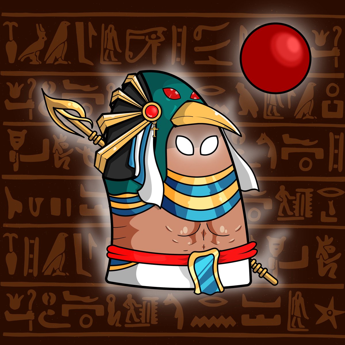 ‼️ 𝗔𝘃𝗮𝗶𝗹𝗮𝗯𝗹𝗲 𝗡𝗼𝘄 ‼️
#NFTCommunity, Don't forget to check Our Latest Finger 👇👇

⭐#46 - Egyptian God Finger
💵0.009 $ETH ( 23 $Matic | Reply to change into matic)
🌐opensea.io/assets/matic/0…
🎟️Earn 1 Raffle Ticket
✨Inspired by <a href="/artiface/">Arty Face</a> 
#NFTCommunity #Polygon  #Web3