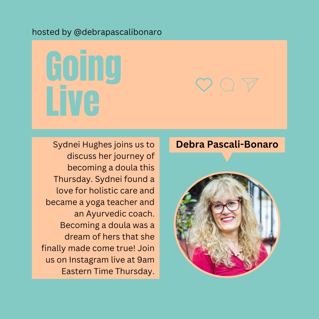 OrgasmicBirth's tweet image. Don't miss this opportunity to hear from Sydnei Hughes and Debra Pascali-Bonaro Thursday, July 27th, at 9 AM on Instagram Live. Hear about the steps Sydnei took that lead her to becoming a doula.

#orgasmicbirth #birthdoula #doulatraining #instagramlive