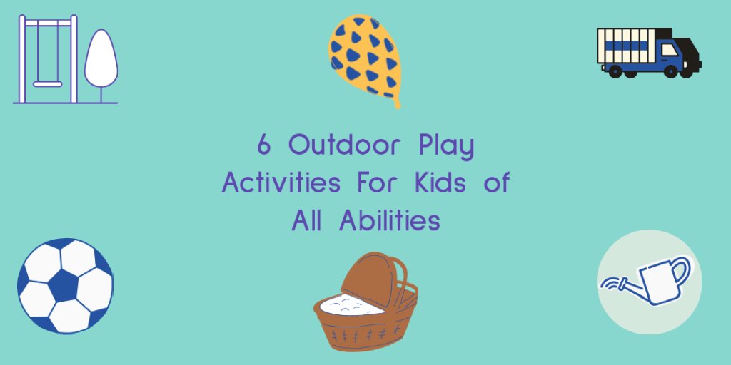 Let's get outside! Check out this resource from @upplaygrounds to learn about six outdoor play activities for children of all abilities. #family #outdoors #inclusion #illinoisincludes #community #kids #parenting #neighborhood #play #nature ow.ly/e89n50JPLcz