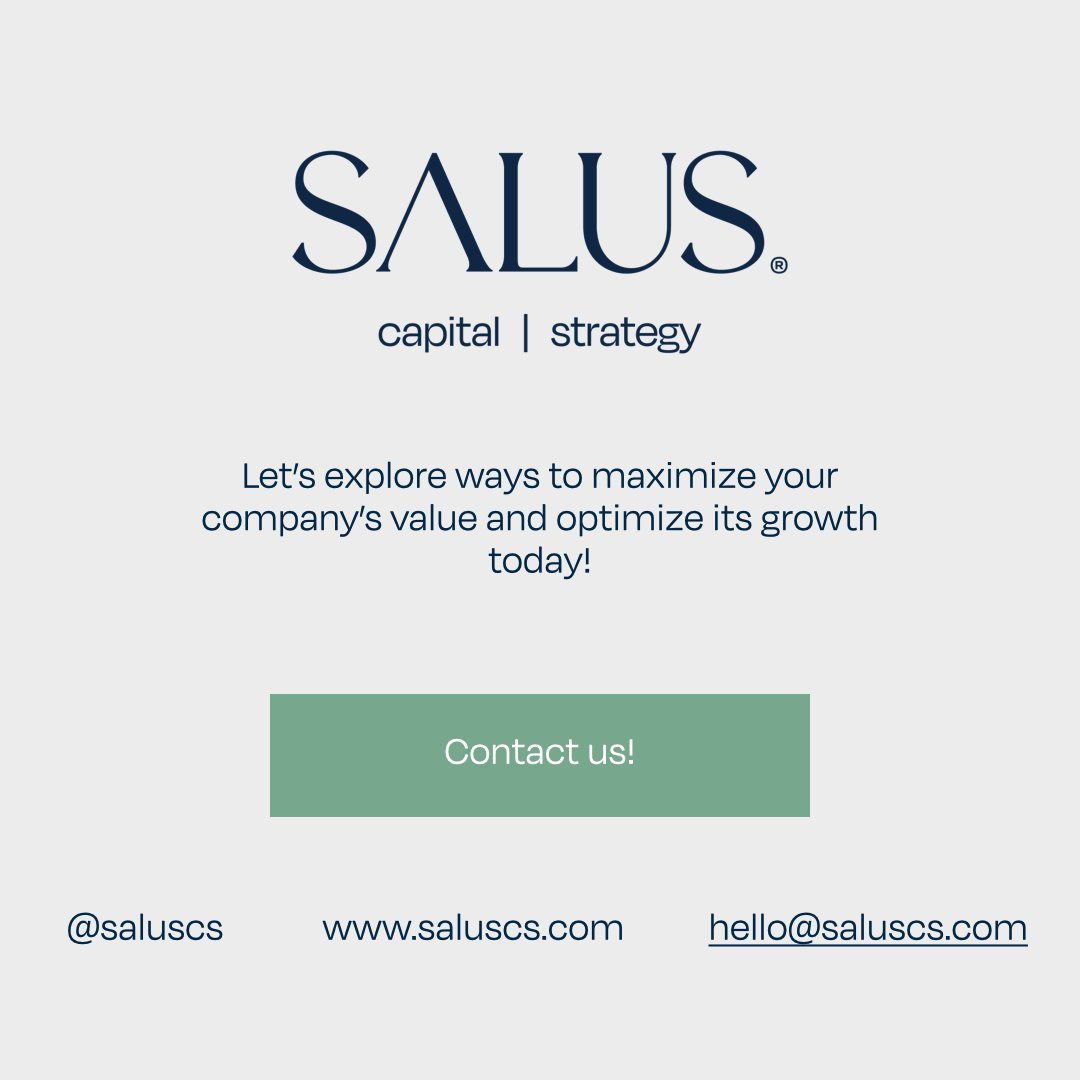saluscs's tweet photo. Our expertise through sectors.

Contact us:
📩 hello@saluscs.com
🌐 https://t.co/Mcbp7p5SHA

#mergersandacquisitions #strategy #corporatefinance #growth #acquisitions #valuation #valuecreation https://t.co/zm8QpJxPd4