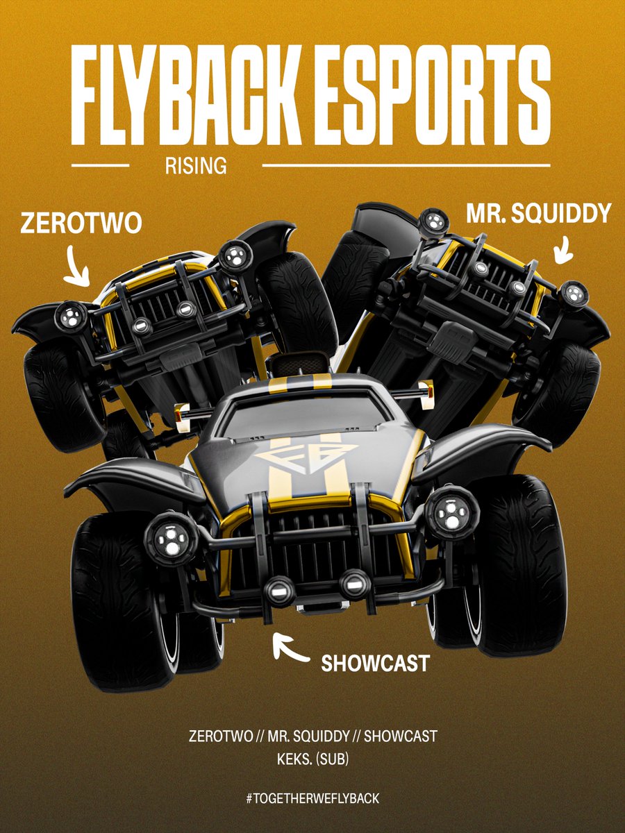 We are happy to announce our team FlyBack Rising for the <a href="/NitroLeagueRL/">Nitro League Legacy</a> Season 14 Division 4.3! 

#togetherweflyback