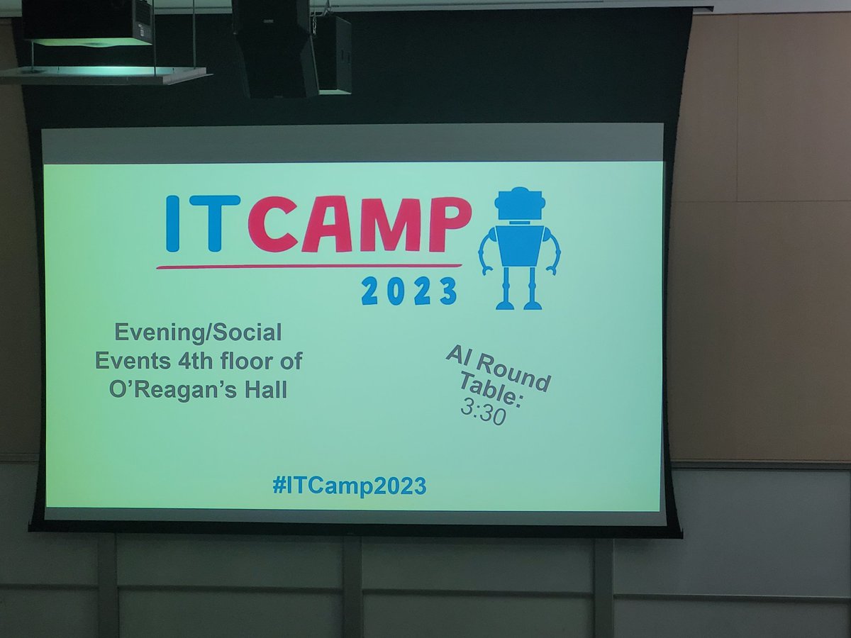 ddgloade39's tweet photo. #ITCamp2023 https://t.co/Aa4x6Elqz3