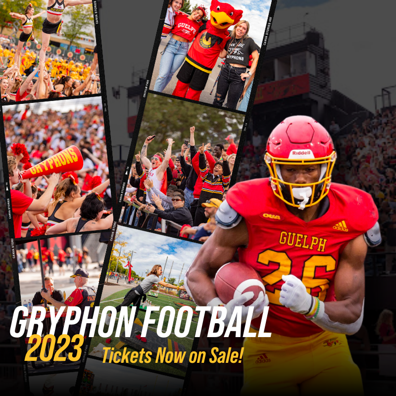 🏈 Exactly 1 month away from the 2023 <a href="/GryphonFB/">GryphonFootball</a> season! Single game and season ticket packages now available!

🗓️ Home Opener: August, 26 1pm, vs. <a href="/Varsity_Blues/">U of T Varsity Blues</a> 
🎟️ gryphons.ca/tickets