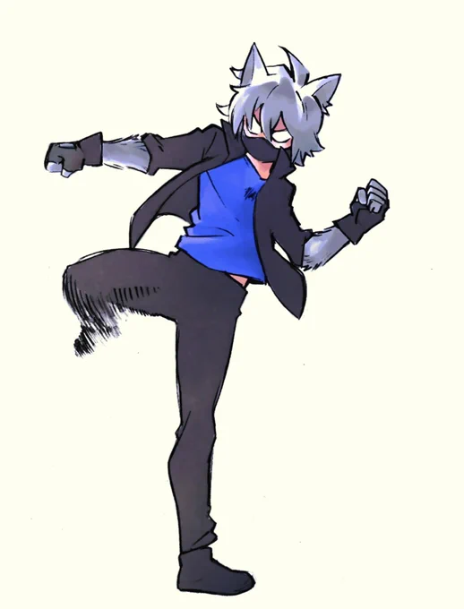 El protagonista de "Crimson Blue" de  Es parte de una dinámica en el server de  