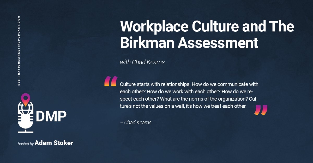 On this episode, Adam is joined by Chad Kearns, Vice President and Lead Practitioner at Fired Up Culture. Don't miss this enlightening conversation. bit.ly/4754Fr3

#destinations #travel #DMO