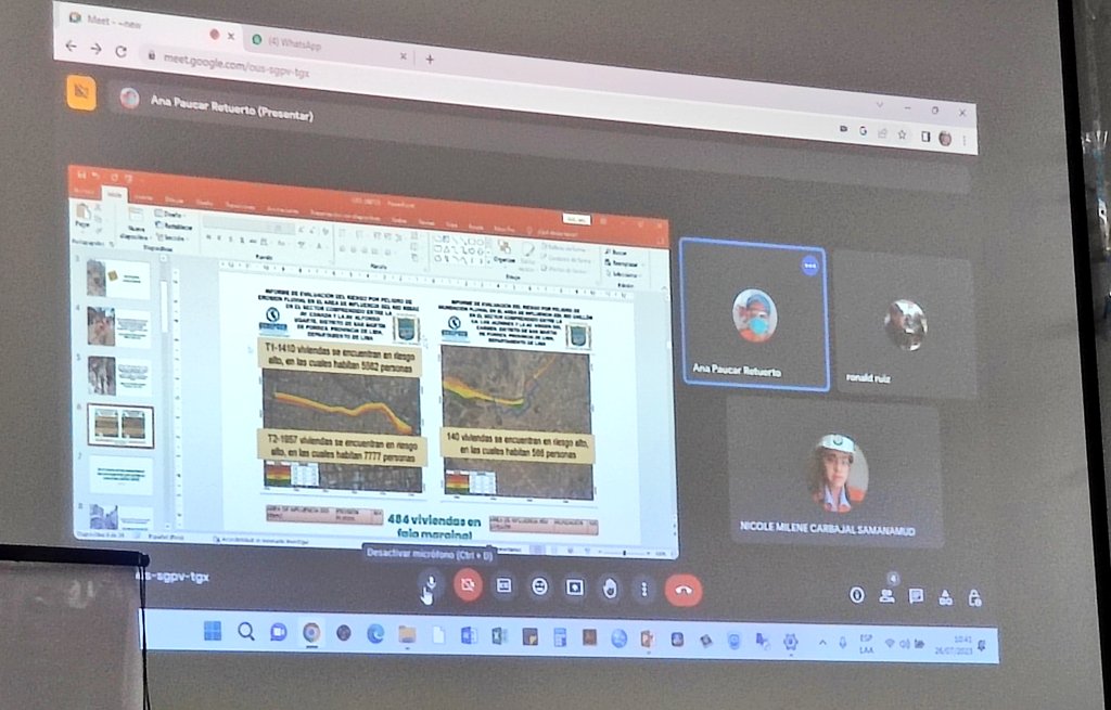 CooperAccionPER's tweet photo. 🔴 La bióloga Ana Páucar expone sobre "La gestión de riesgos en las zonas marino costeras", en el II Foro Internacional: Intercambios de experiencias marino costeras frente al #CambioClimatico. 

FBLive: https://t.co/N2mQXbJZi7 https://t.co/idldrjf2x5