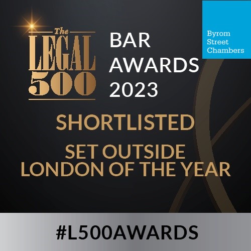 ByromStreet's tweet image. Delighted to be nominated in 3 categories. #Legal500