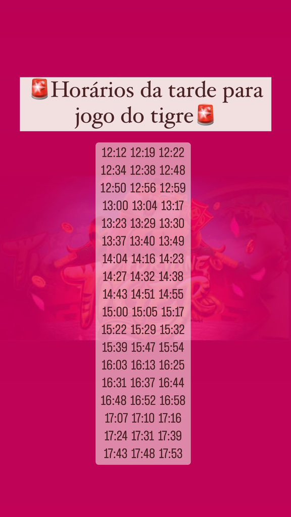 Jogo Do Tigre: Qual o melhor horário para jogar o Jogo do Tigre; Manhã,  Tarde ou Noite?