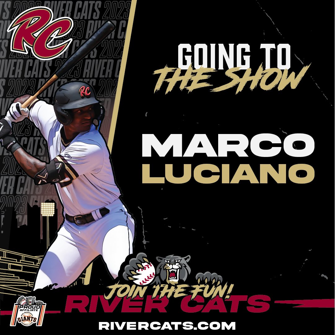 Sacramento River Cats on X: That was fast! Marco Luciano is off