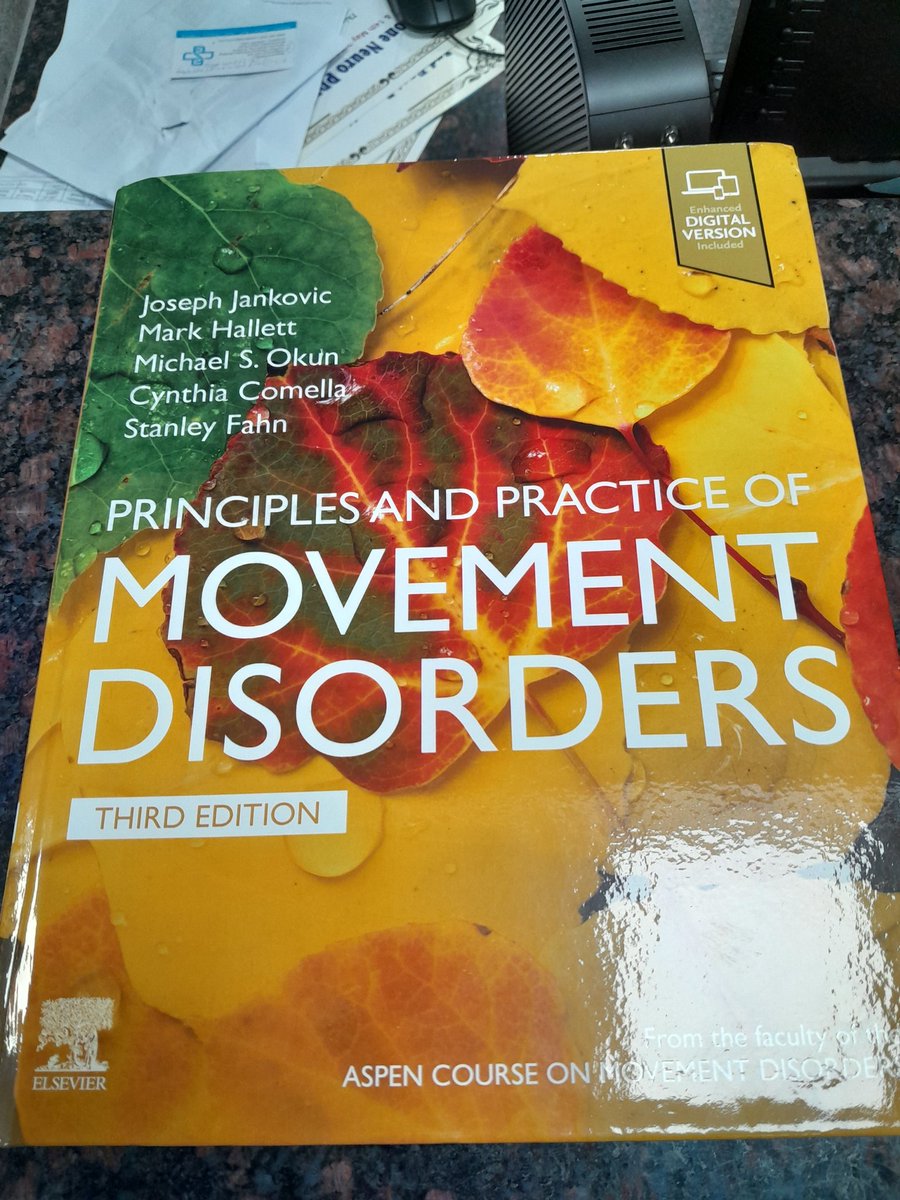 I am a traditionalist when it comes to medical texts.

#MedTwitter 
#neurotwitter 
#movementdisorders