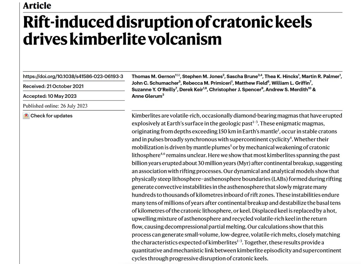 TMGernon's tweet image. Delighted to see our study published today in @Nature
Free to read at here: rdcu.be/dhOvK