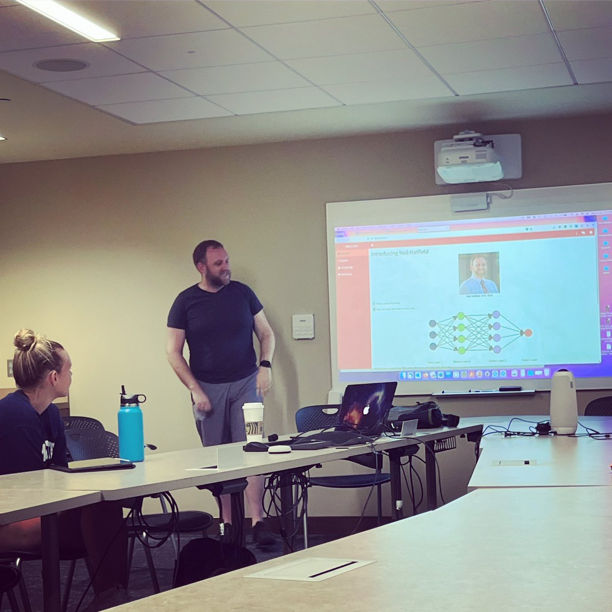 Learning about how the Department of Statistics has created a #shinyapps book to support student engagement and learning and getting a call to join them to expand disciplinary contexts amd research #dber #shiny #r #Science