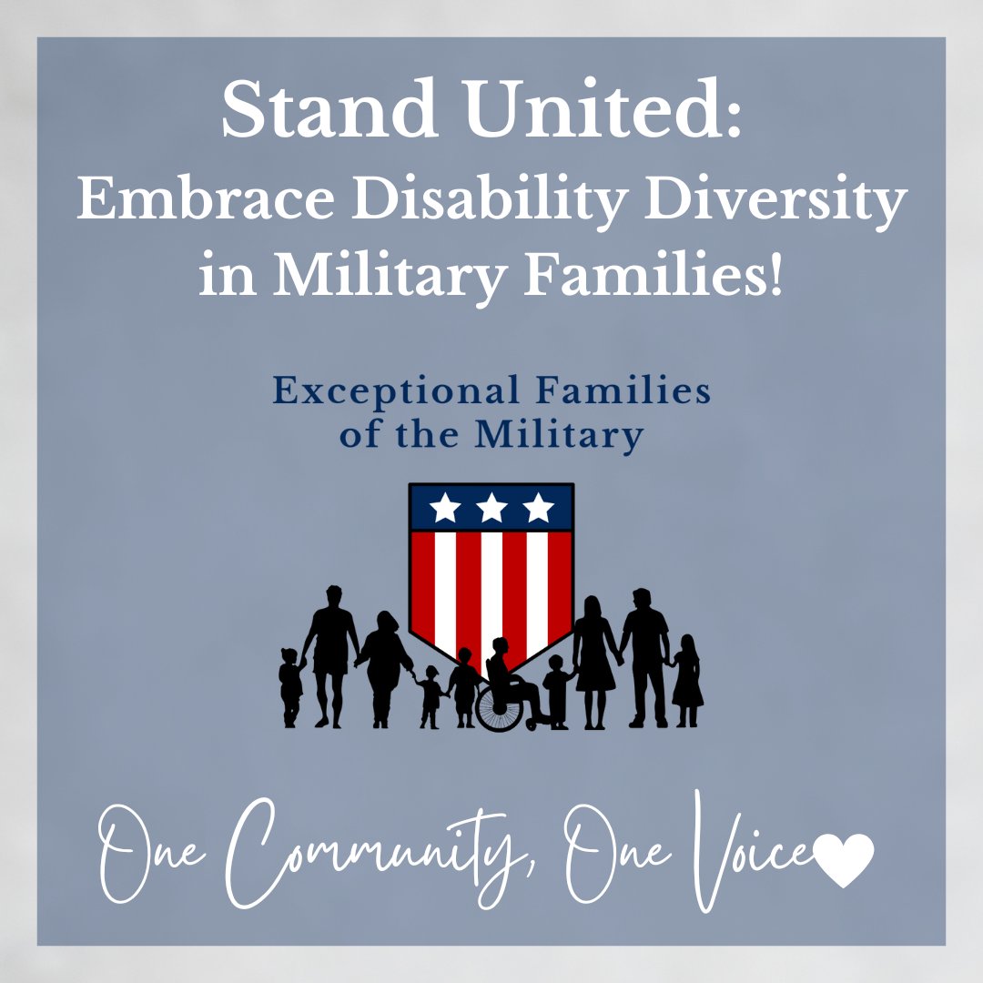 Read the latest blog from our Founder and CEO, <a href="/AustinCarrigg/">Austin Carrigg</a>. This month she reflects on #DisabilityPrideMonth and what we can do to better raise awareness and create change for families like ours within the military community!

exceptionalmilitaryfam.com/our-blog/f/sta… 

#EFMP #Miltwitter