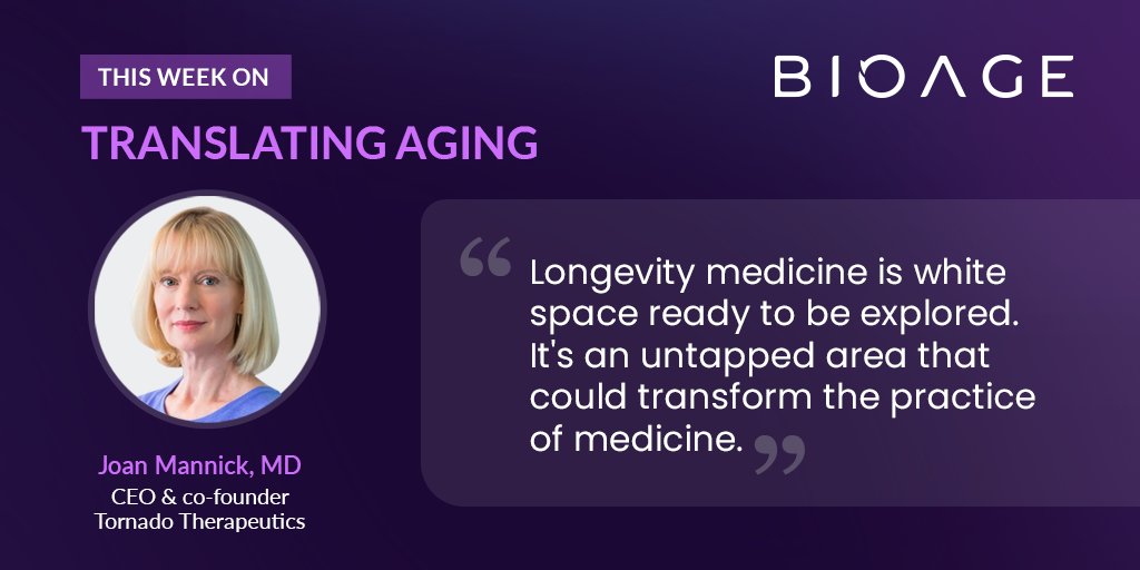 Rapamycin was the first drug definitively shown to extend lifespan in mammals—but there’s room for improvement. In this episode, @MannickJoan tells us how Tornado Tx is developing potent rapalogs to treat age-related disease.

🎧 player.captivate.fm/episode/bb9d9d…