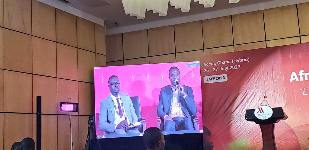 BELLOGaniath's tweet photo. Toujours en cours ici à  #Accra l'édition 2023 de l'Africa Engagement Forum 2023. Pour ce jour 2, le dernier panel est axé sur l'engagement technique à l'@ICANN avec @yakanho 
#AEF2023 #AFRALOGA23 #ICANN #DNS https://t.co/LZeOxNQK6u