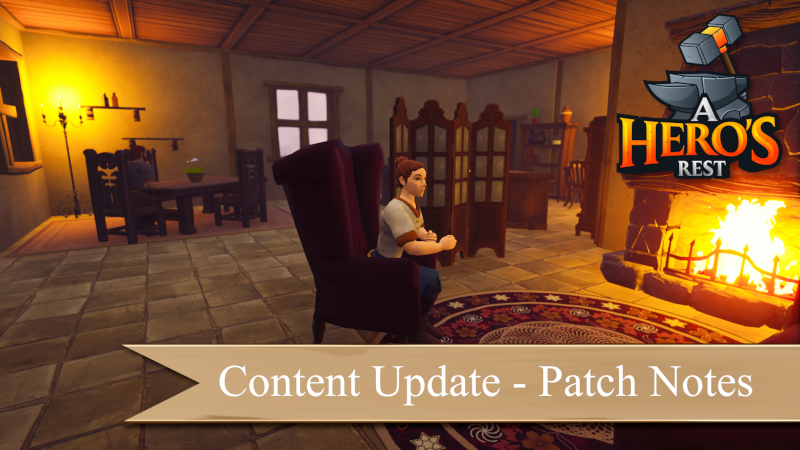 🌟Happy #wishlistwednesday🌟

Check out the new Patch for A Hero's Rest🤩
Town Ledger 📒, Visitors' Orders☎️ and more🌠!  

tinyurl.com/AHR560

🚂#Steam: tinyurl.com/AHerosRest 
💫ON SALE💫 #EpicGamesStore: tinyurl.com/AHerosRestEGS 

#gamedev #indiegame #pcgaming #PCGamer