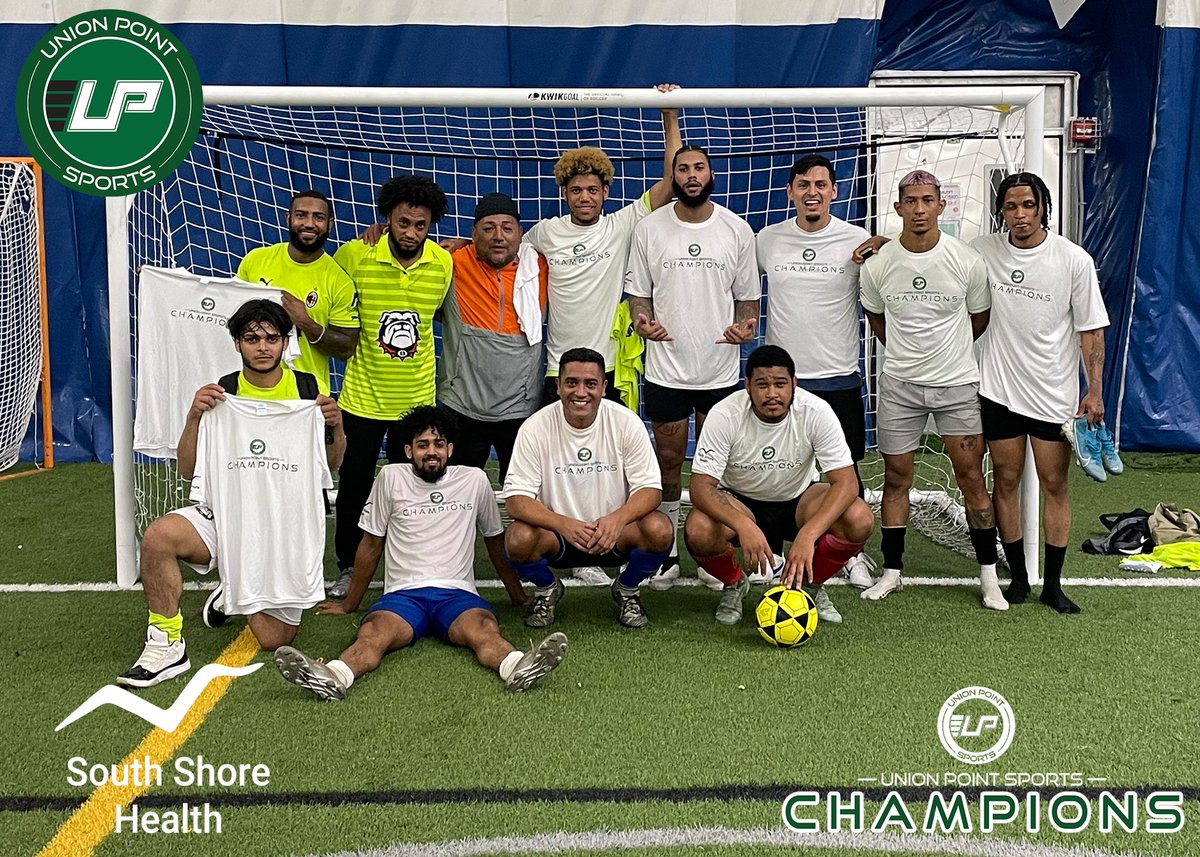 Congrats to our Tuesday Night Men’s League Champion once again here at #unionpointsports Bulldogs! ⚽️🏆