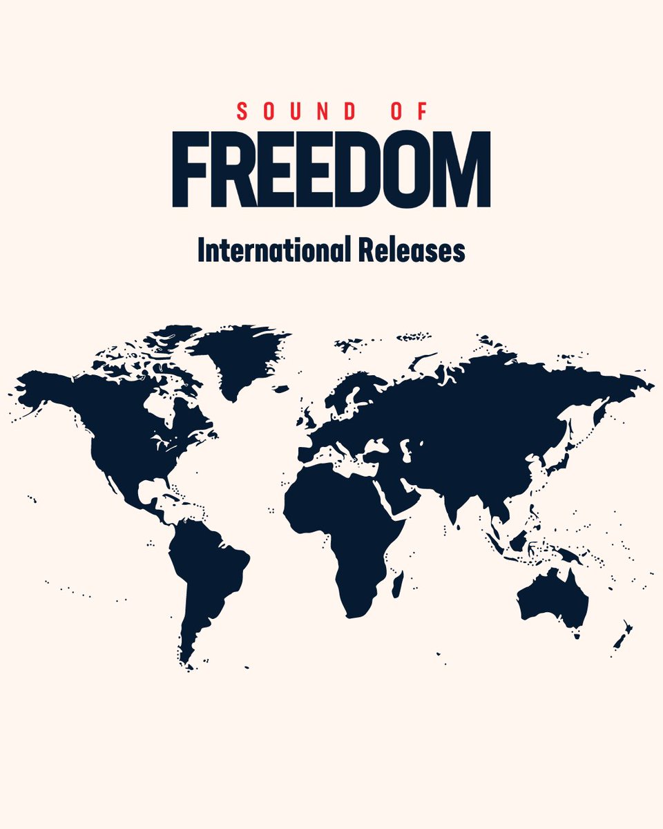 AngelStudiosInc's tweet photo. You ask, we answer. “Sound of Freedom” is on its way around the world.

Find international showtimes at https://t.co/tUytCofxfr .

#SoundOfFreedom #AngelStudios https://t.co/fOCIZ7od1p