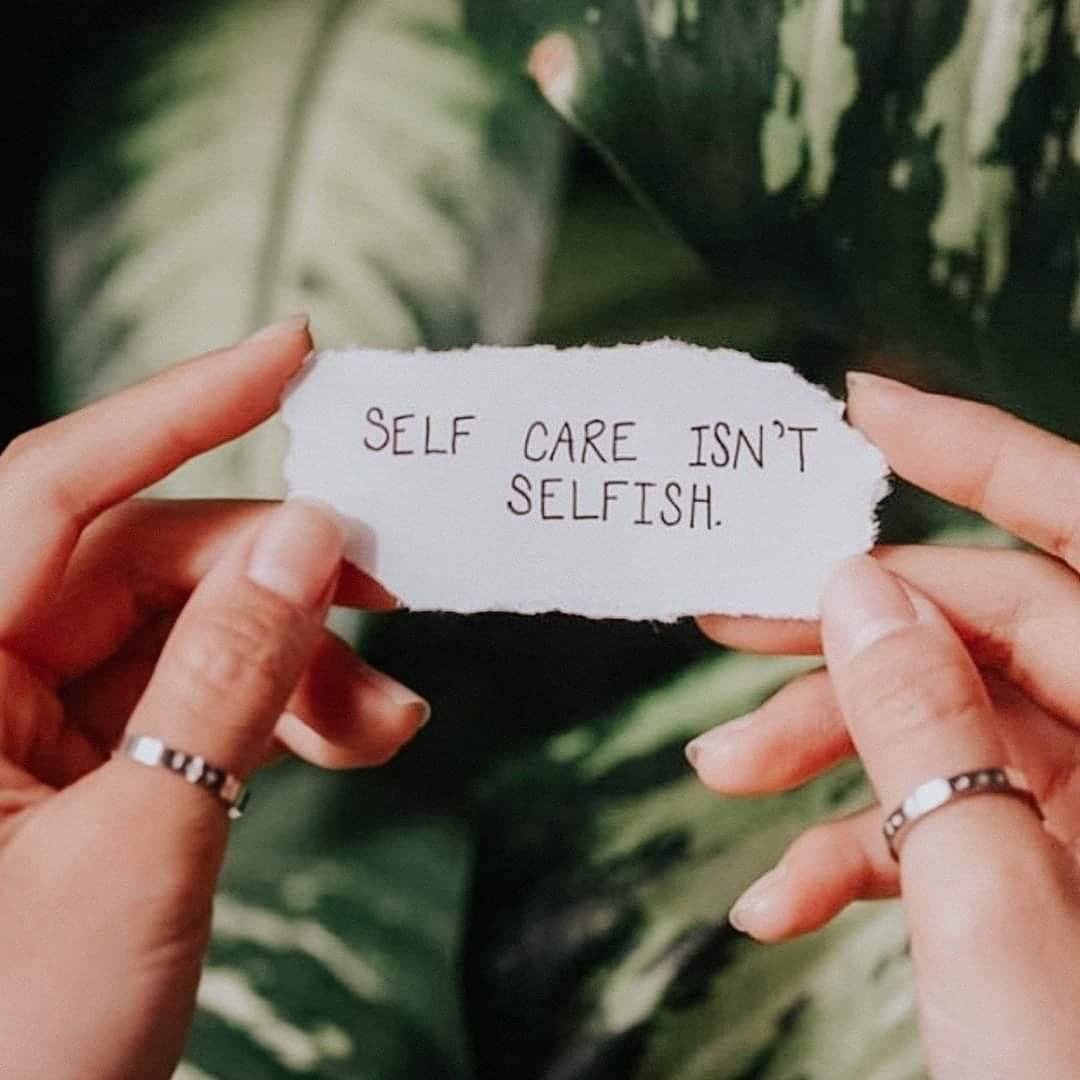marshawright's tweet photo. Self-care isn't selfish...🙅 
#mindset https://t.co/fHApfIfMcp