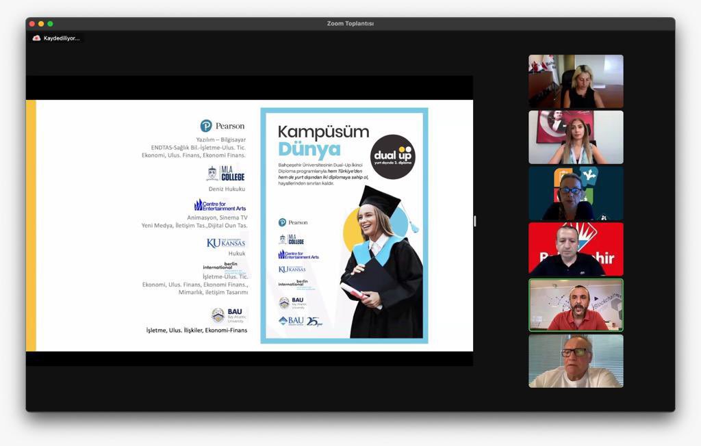 🔷 Rehber öğretmenlerimiz BAU Global’in öğrencilerimiz için sunduğu ayrıcalıkları, dünya ile buluşma vizyonunu BUEK Başkanı Enver Yücel, BAY Atlantic University Rektörü Sinem Vatanartıran ve BAU Kurumsal iletişim Direktörü Eray Mazanoğlu’ndan dinlediler.