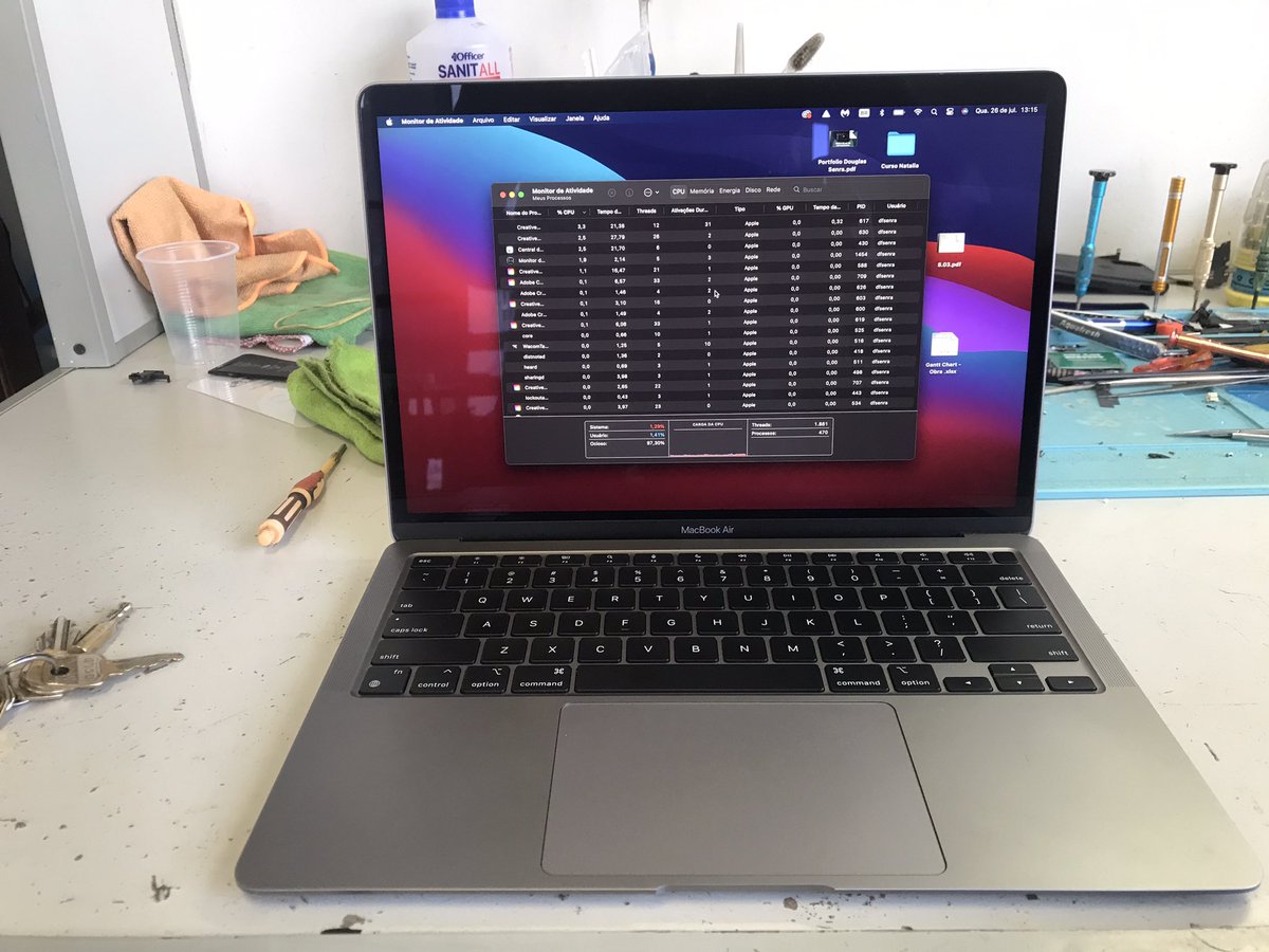 JeffersonDamas_'s tweet photo. MacBook Air M1 (A2337)
Defeito; Curto na placa
Reparo elétrico na linha de 5 volts
Desintoxicação da placa e limpeza técnica especializada
#Apple #MacBook #MacBookAir #MacBookM1 #RGTelecom #BeloHorizonte https://t.co/FtfrNzZlj8