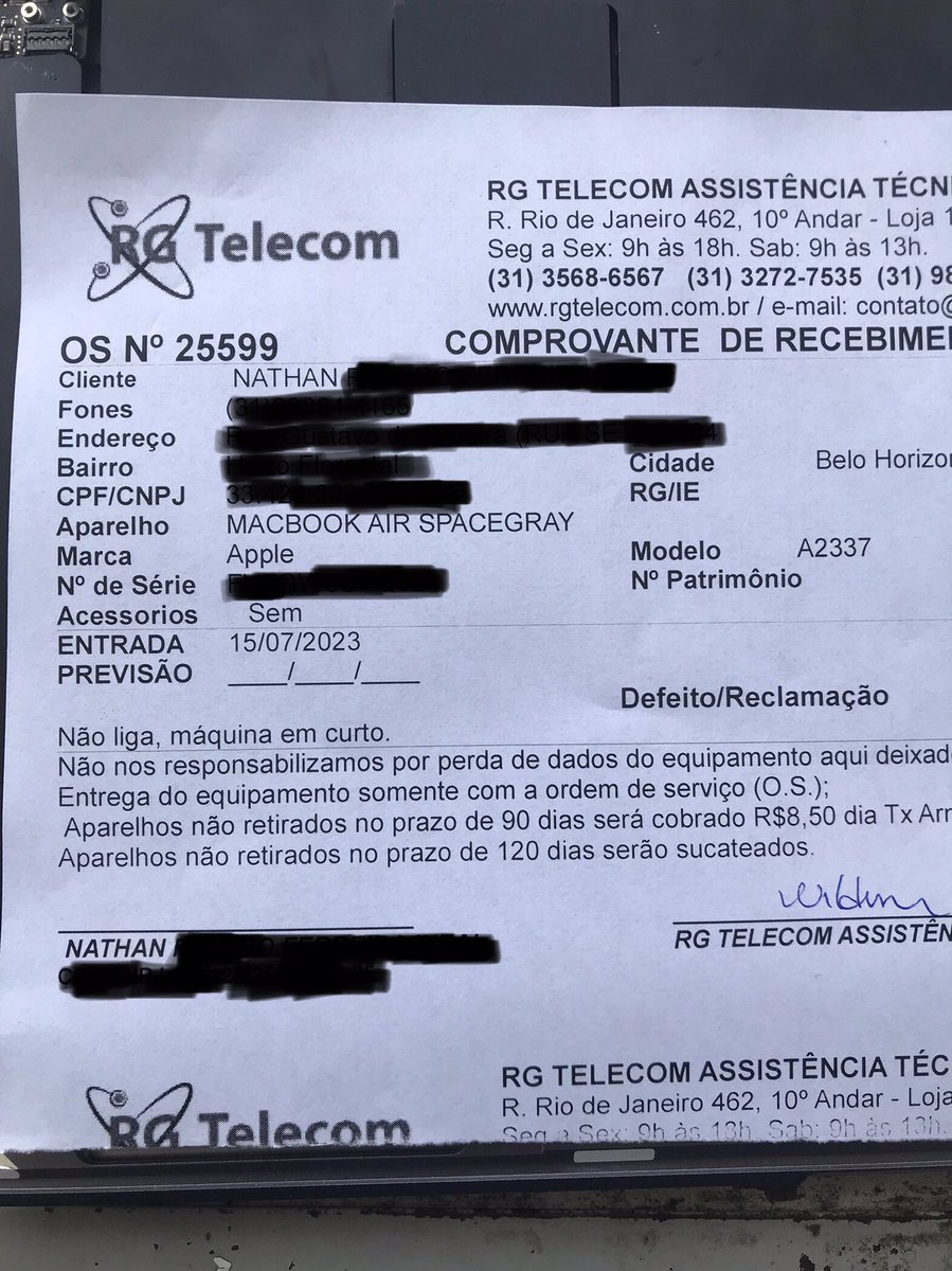 JeffersonDamas_'s tweet photo. MacBook Air M1 (A2337)
Defeito; Curto na placa
Reparo elétrico na linha de 5 volts
Desintoxicação da placa e limpeza técnica especializada
#Apple #MacBook #MacBookAir #MacBookM1 #RGTelecom #BeloHorizonte https://t.co/FtfrNzZlj8