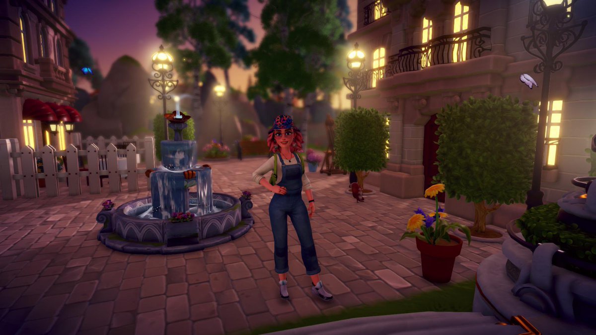 Un aperçu de la décoration que l’on a fait ce matin en live, un petit Paris à #disneydreamlightvalley 🗼