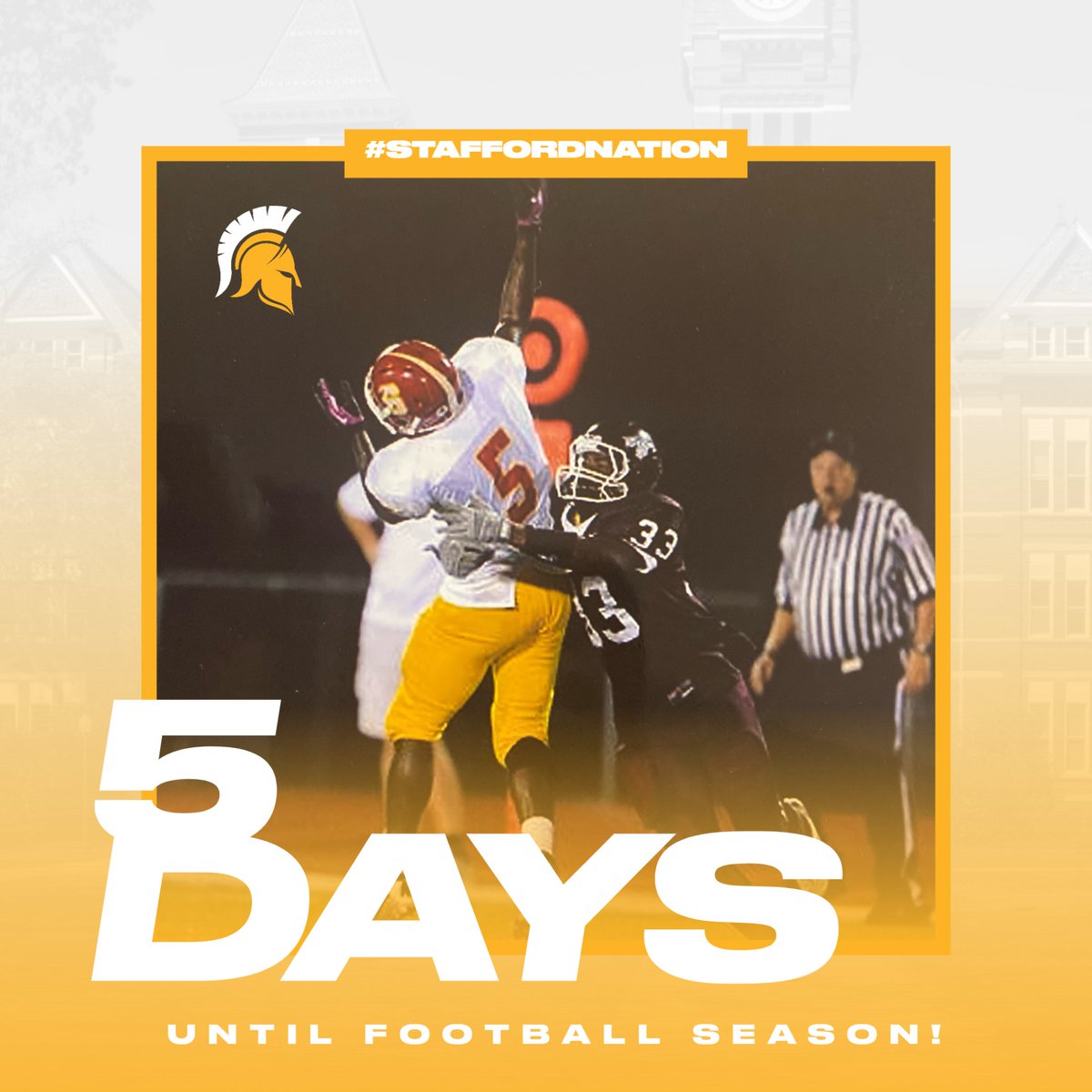 5⃣days away!
#StaffordNation