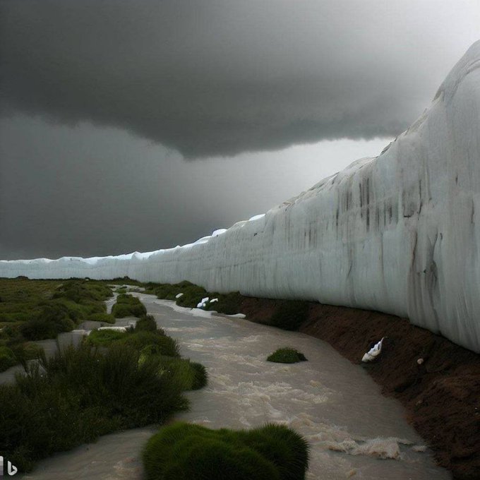 The globalist was so protective that they didn't want us to see them.

Seen from behind the walls behind the icy walls of the flat Earth.