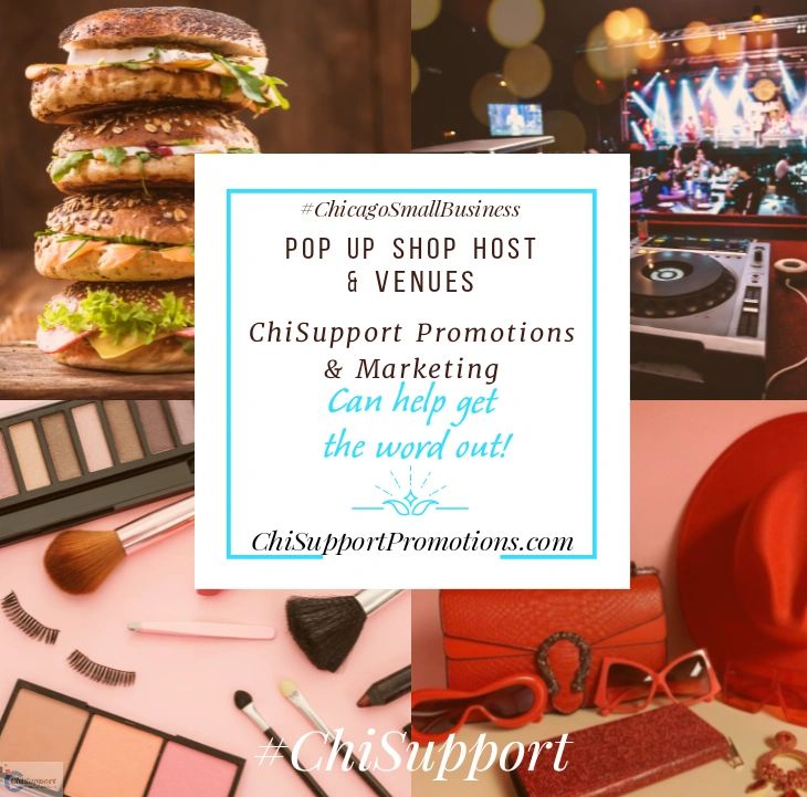 ChisupportP's tweet photo. "📢Do you have a #Venue or throw #PopUpShops &amp; in need of promotions to get the word out? Just📱Visit https://t.co/aQpFehTSrl for more info! 💻
🌐 #ChiSupport #Promotions #Marketing #DigitalMarketing #Chicago 🌐 #Support #SmallBusiness 💪🏾 #ShopLocal 🛍️ " https://t.co/HiQJEgy0bB
