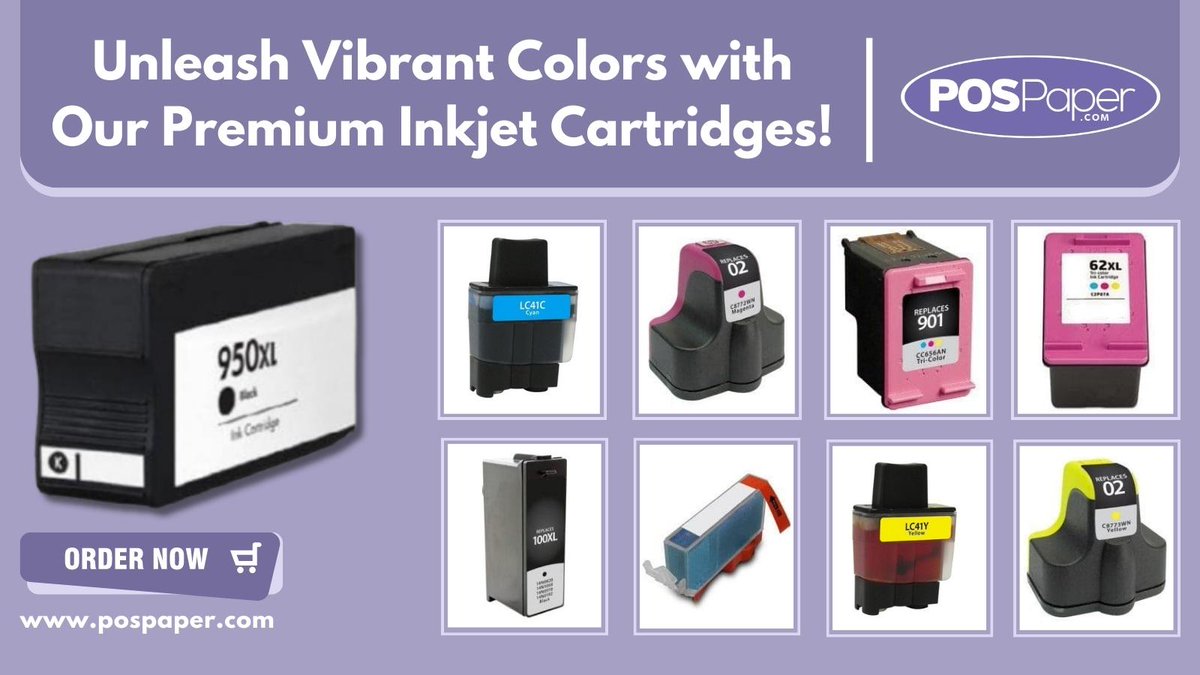 pos_paper_'s tweet image. 🌈💦 Unleash vibrant prints! Discover top-quality inkjet cartridges at pospaper.com. Sharp, eco-friendly, and affordable. Upgrade your prints now! 🖨️🚀 #InkjetLovers #QualityPrinting #PosPaper